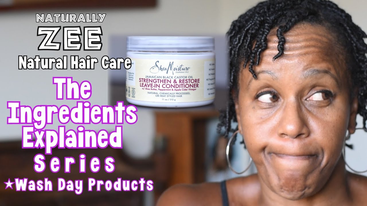 Shea Moisture JBCO Strengthen & Restore Leave-In Conditioner - What is in the product and function