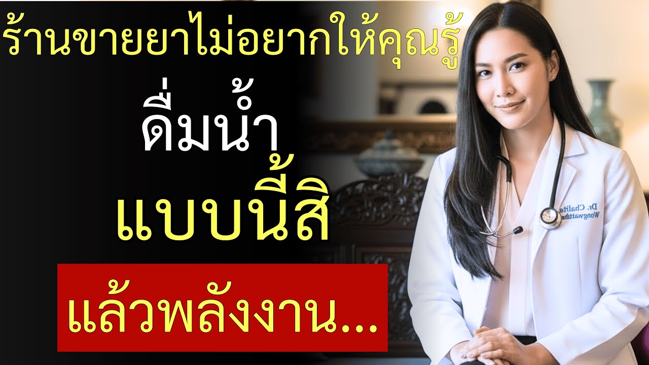 หมอระบบทางเดินปัสสาวะ: ดื่มน้ำแบบนี้ช่วยเพิ่มพลังงานและความแข็งแกร่ง – ความลับของผู้ชายวัย 60+