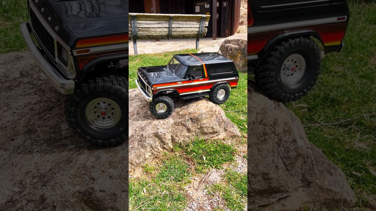 MINT 79 FORD BRONCO 🌅 #traxxas #trx4 #ford #bronco #oldschool #mint #rccar #offroad #hobby
