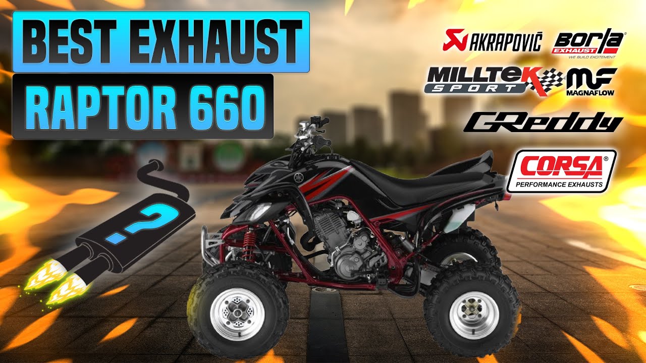 Yamaha Raptor 660 Exhaust Sound🔥FMF,HMF,Lexx,pro-Circuit,Yoshimura,Upgrade