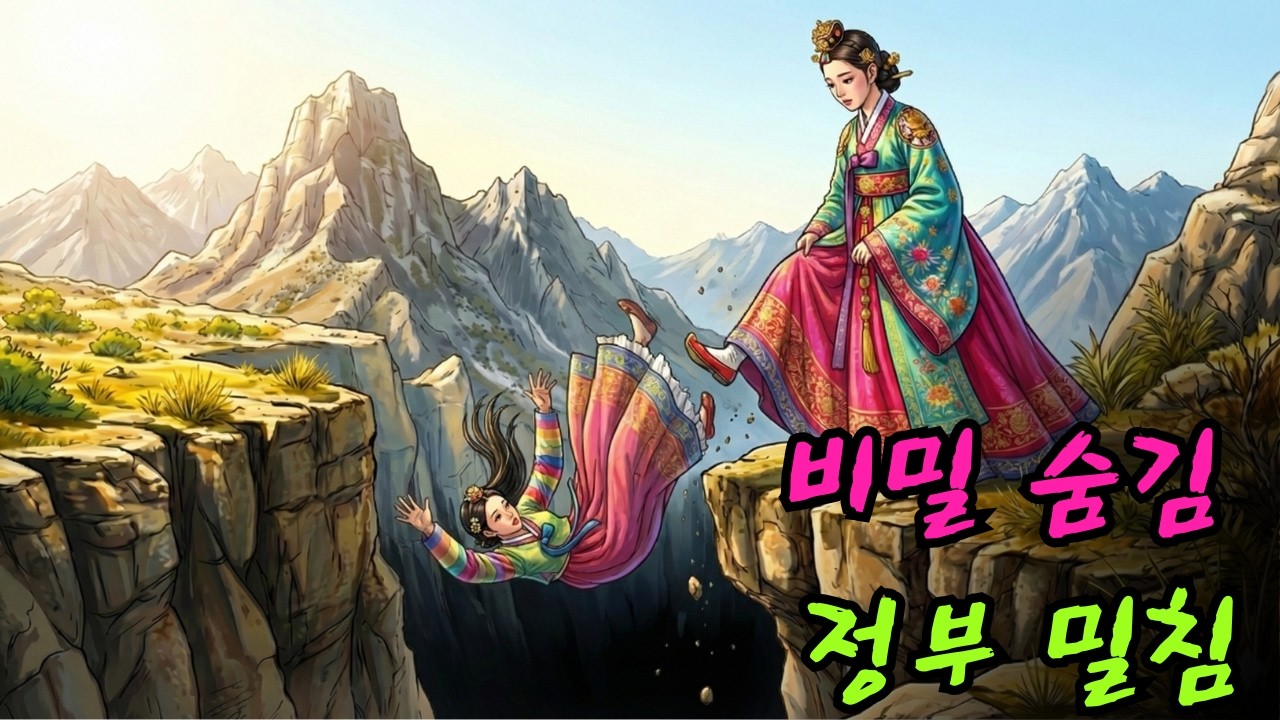 그 여자는 끔찍한 비밀을 숨기기 위해 남편의 정부에게 절벽에서 밀쳐져 떨어졌다.|민담 |전설 |설화 |옛날이야기 |오디오북