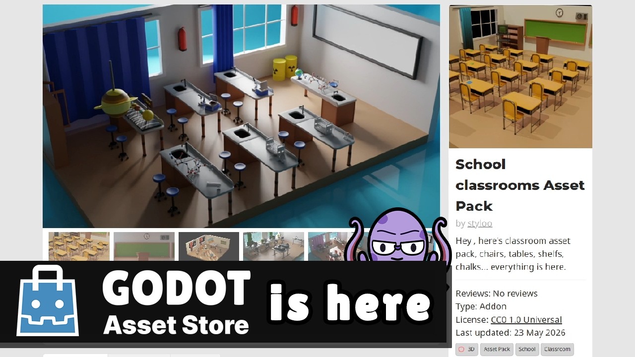 The Godot Asset Store is finally HERE.