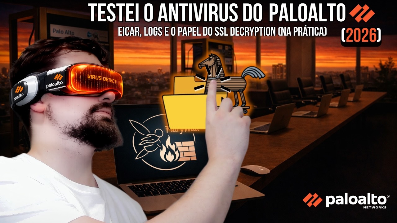 Testei o AntiVirus do Palo Alto: EICAR, Logs e o Papel do SSL Decryption (na prática)