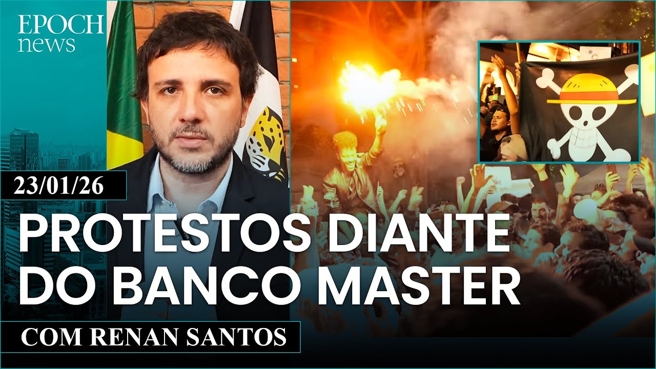 Banco Master: exclusiva com Renan Santos, organizador dos protesos