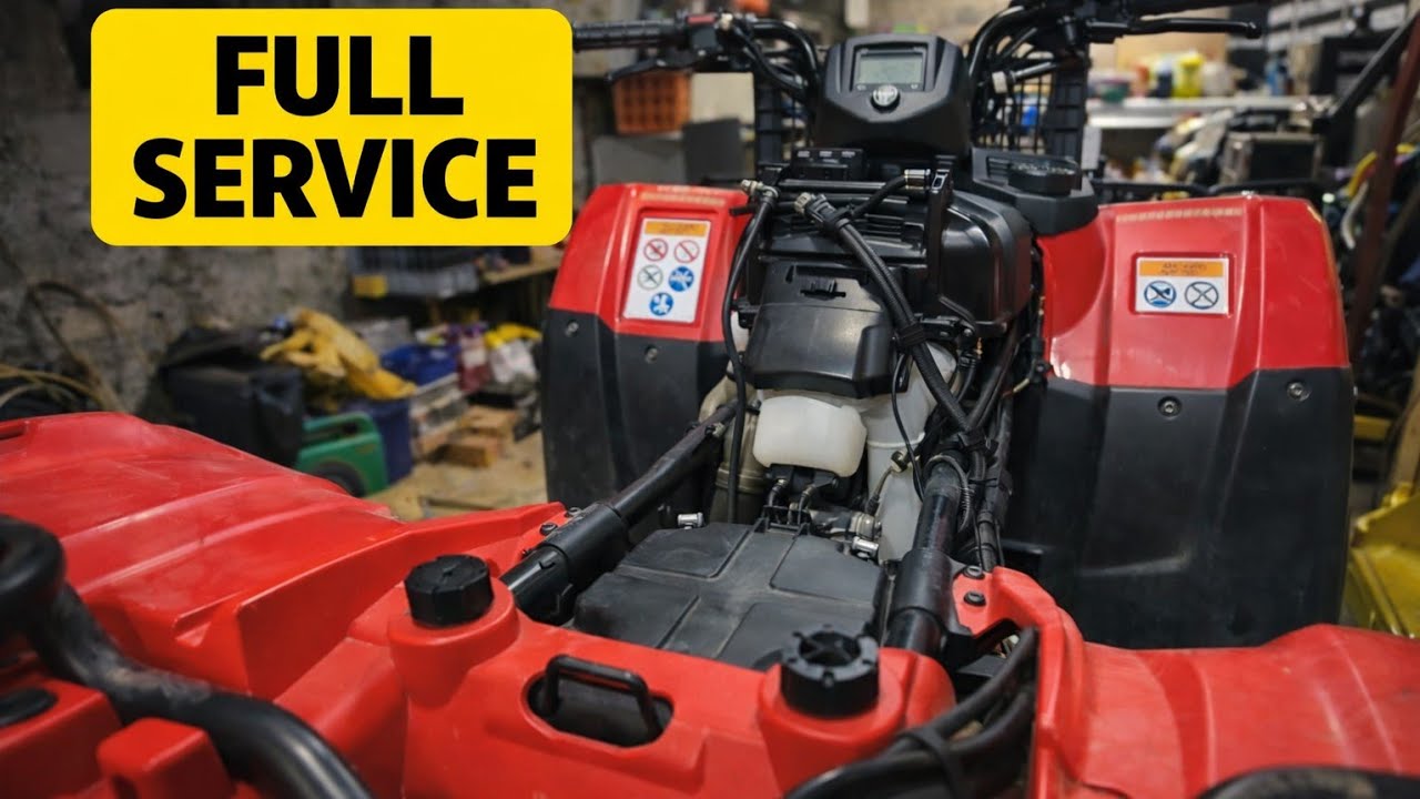 Servicing My Honda TRX420FM1 | Full Routine Service