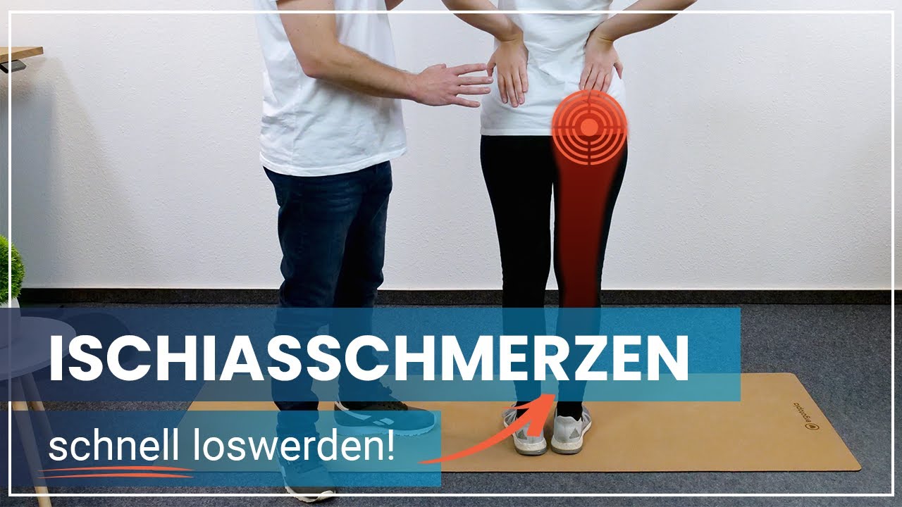 Ischias Übungen  ➡️ 4 Übungen gegen Ischiasschmerzen ✅ Soforthilfe