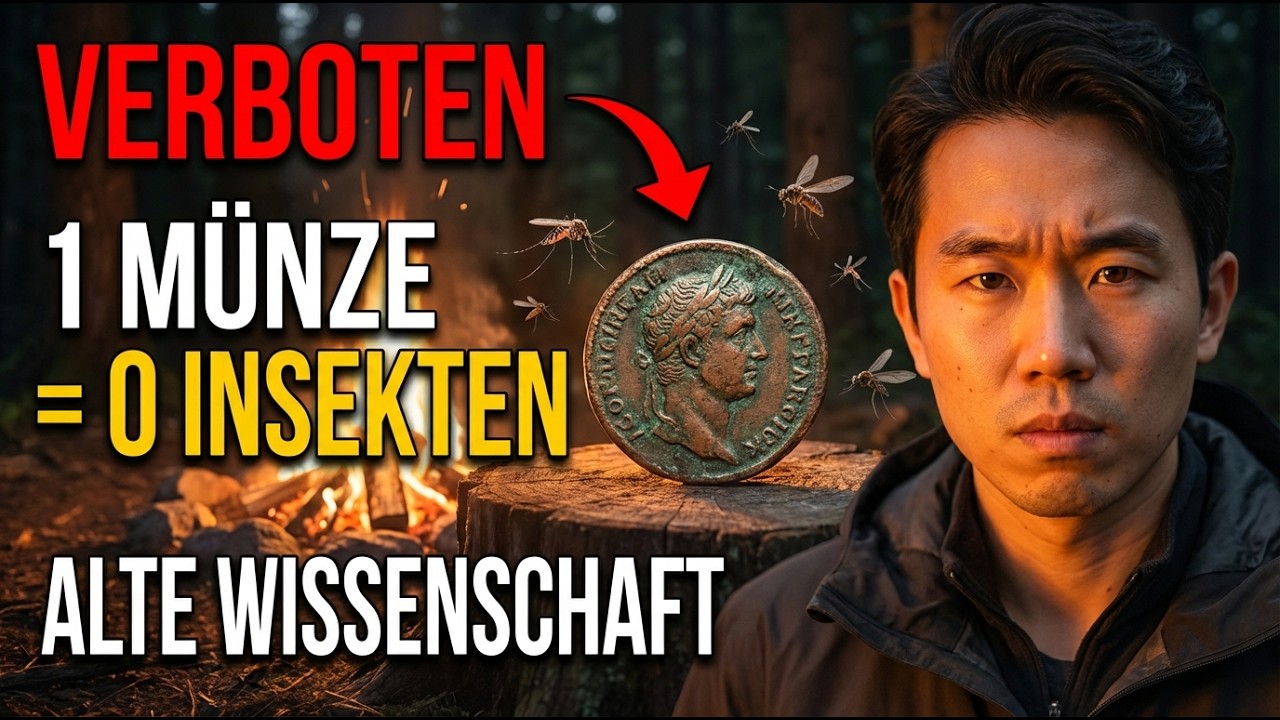 Eine alte Münze VERTREIBT ALLE Insekten — Warum ist diese Wissenschaft 