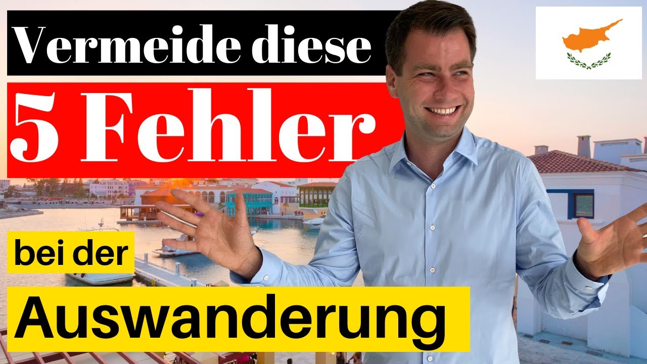5 Fehler die du beim Auswandern nach Zypern auf keinen Fall machen solltest!