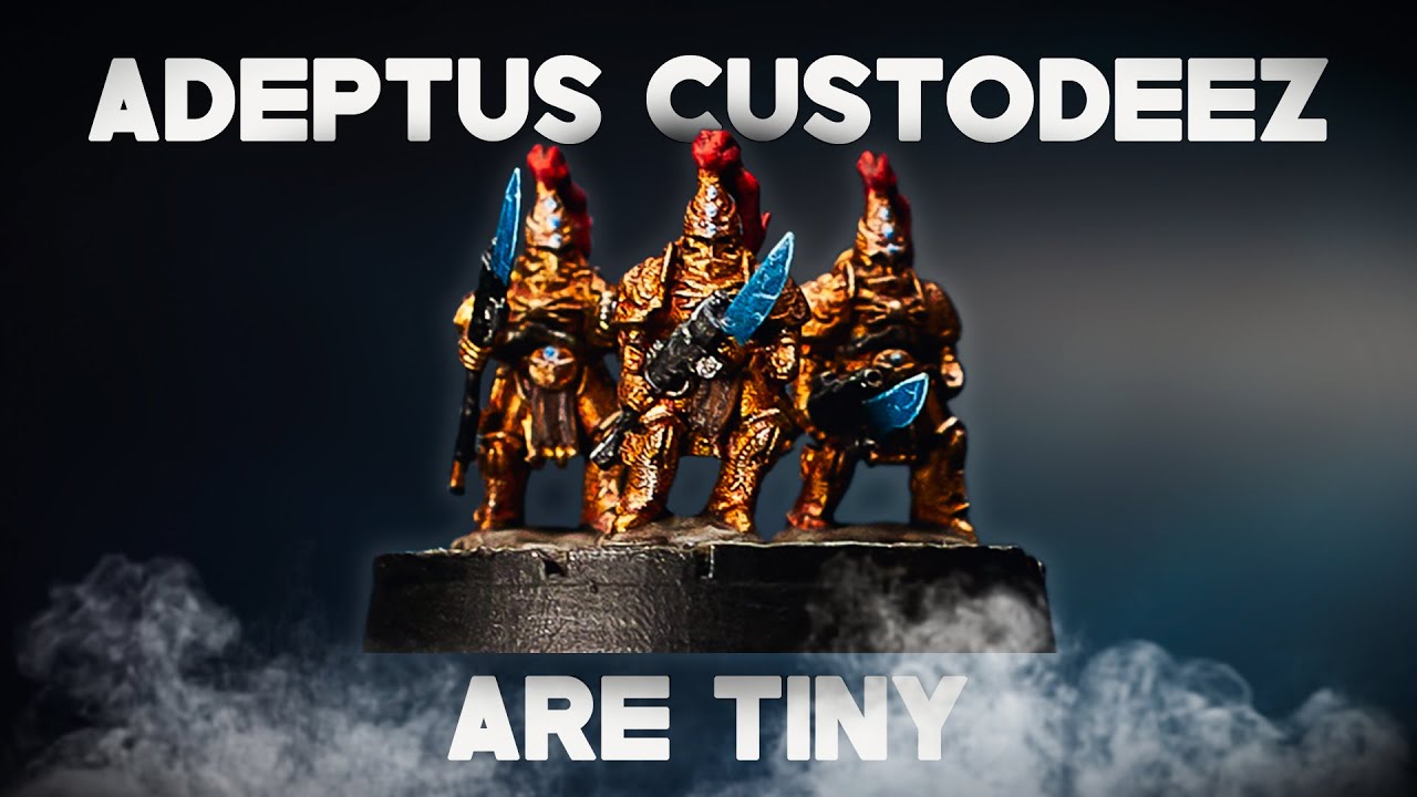 How To Paint Adeptus Custodes In Legions Imperialis 8mm Scale