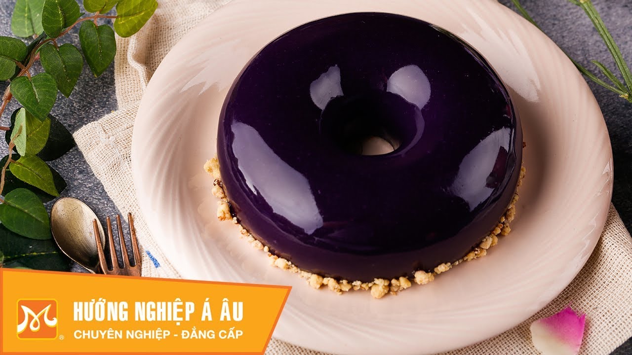 Cách làm bánh tráng gương đẹp lung linh ( Mirror Glaze Cake) - Học làm bánh