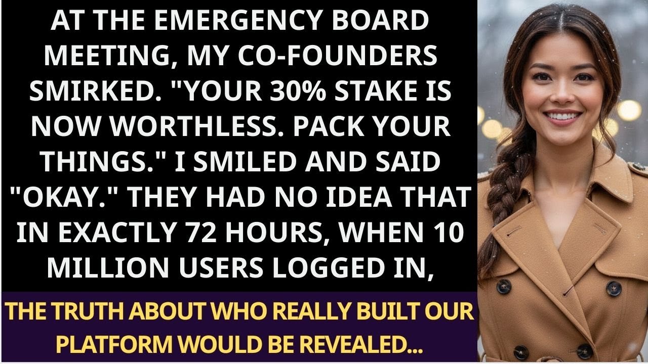 They Kicked Me Out of My Tech Startup, But My Hidden Code Changed Everything!