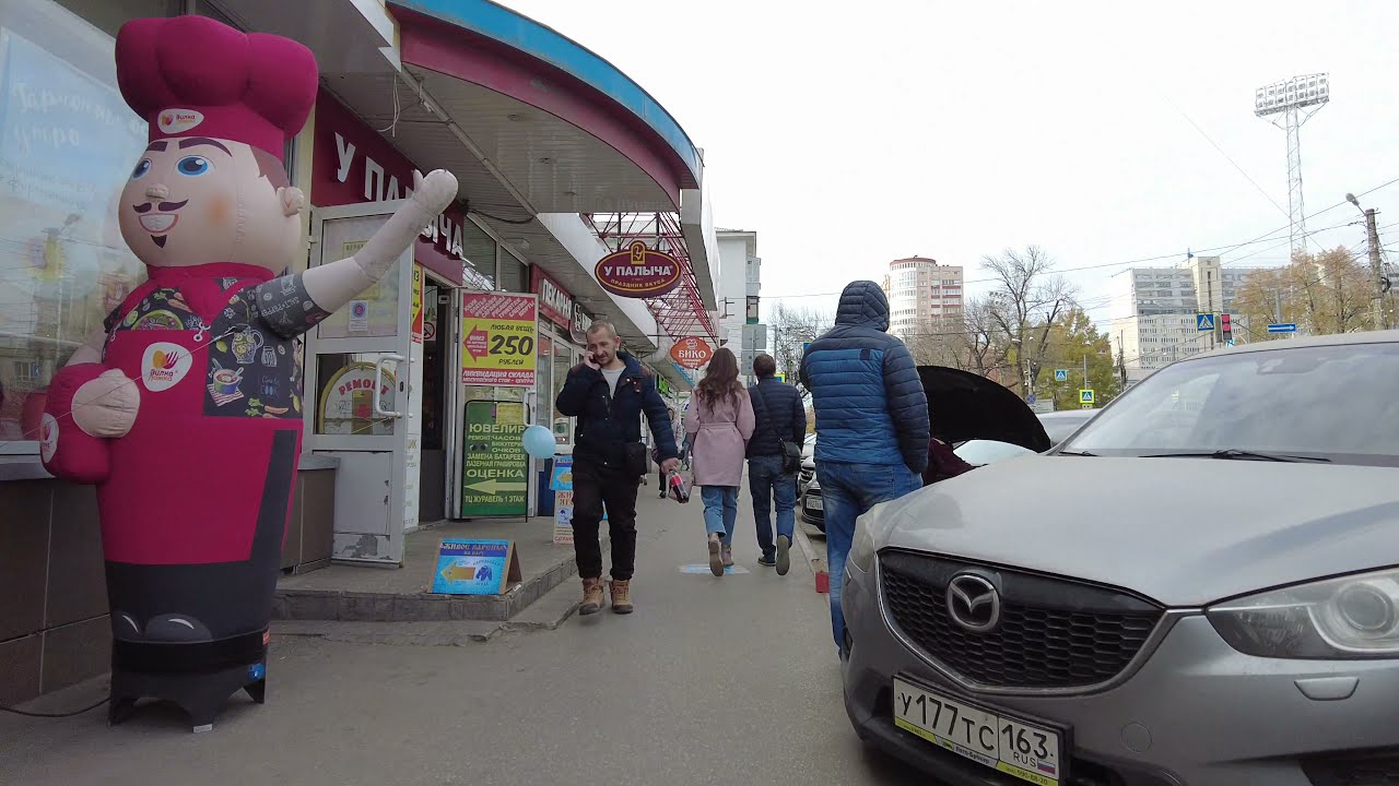 Samara, Russia | Just walk | Explore Krasnoarmeyskaya street in provincial Russian town