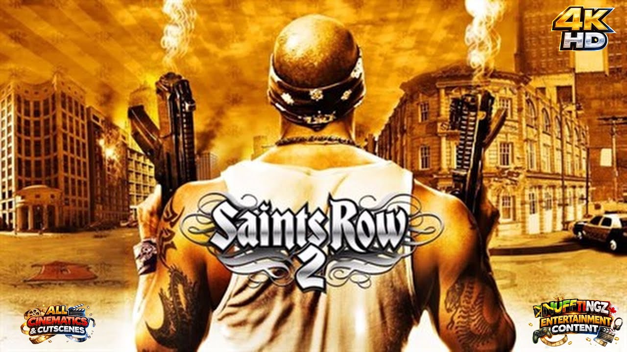 Saints Row 2 &ndash; All Cinematics & Cutscenes in 4K | Full Story Movie (Xbox 360 Gameplay)