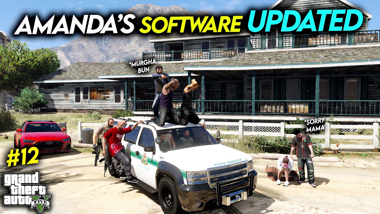 MICHAEL NE AMANDA KA KIYA SOFTWARE UPDATE 💀 - GTA 5 MODS - Ep# 12 [GOP]