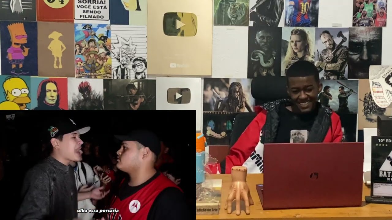 Jhony REACT - 99 RIMAS QUE DESTRUÍRAM A BATALHA☠️!