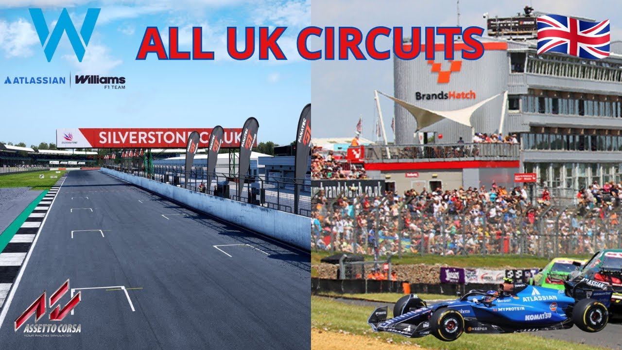 La Williams FW47 sur tous les circuits du Royaume-Uni – Assetto Corsa