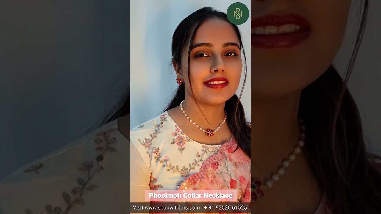 Let your beauty blossom with the Phoolmoti Collar Necklace .