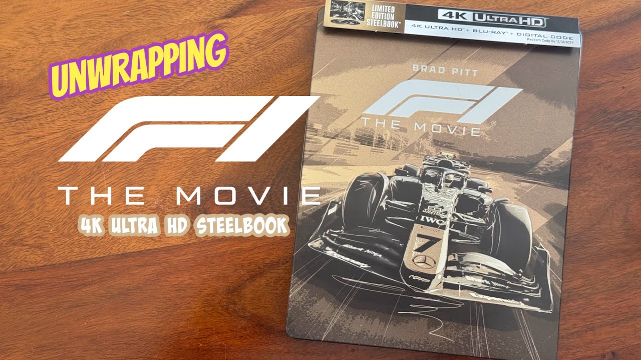 Распаковка: F1: Фильм 4K Ultra HD Steelbook