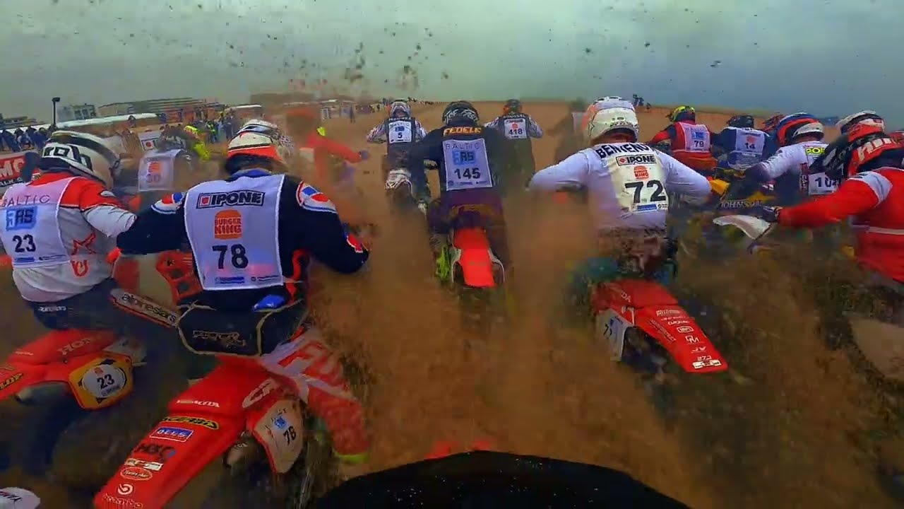Enduropale Vintage 2025 : Honda 250 CR à fond dans le sable ! 🏁🔥