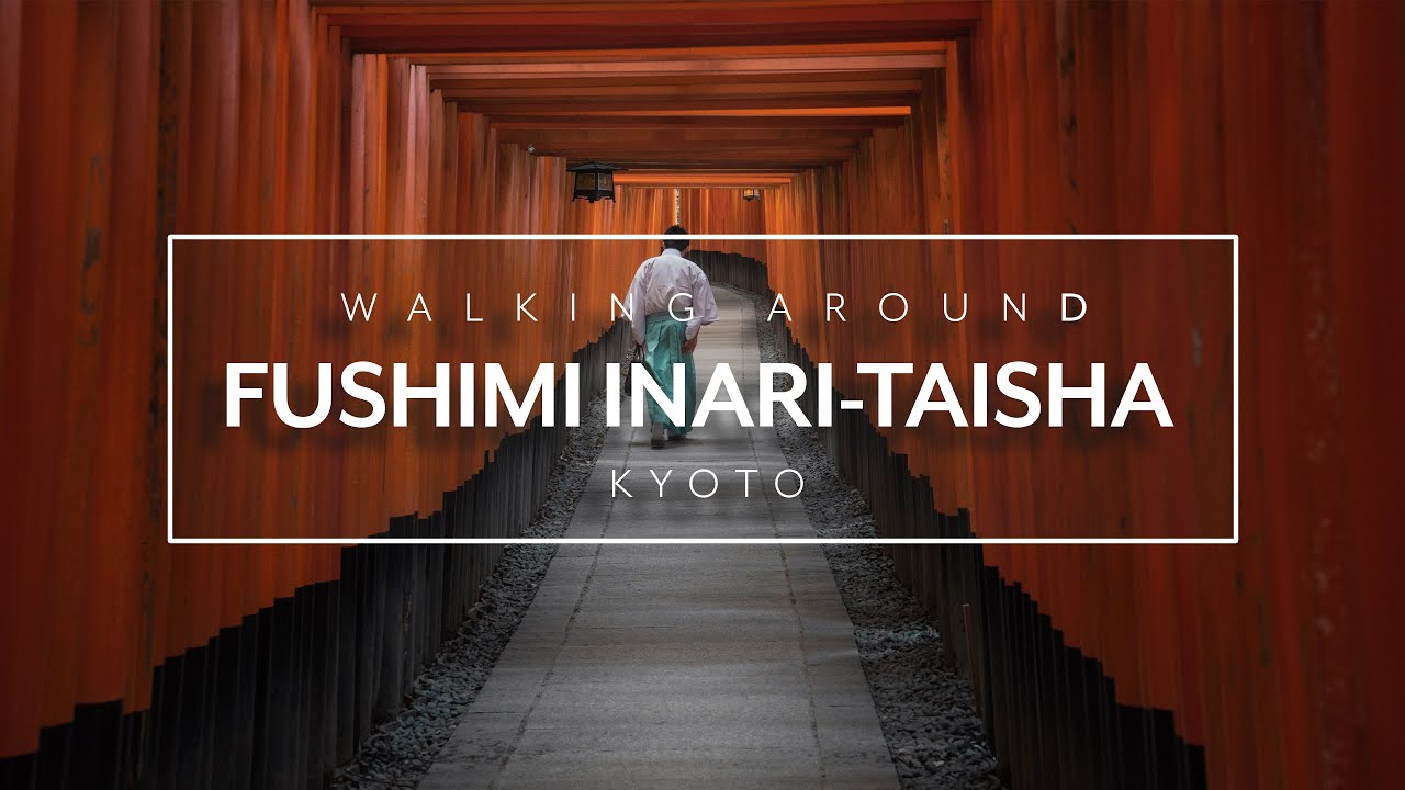 Japan Walk 4k | Walking to the top of Fushimi Inari Taisha (Kyoto)