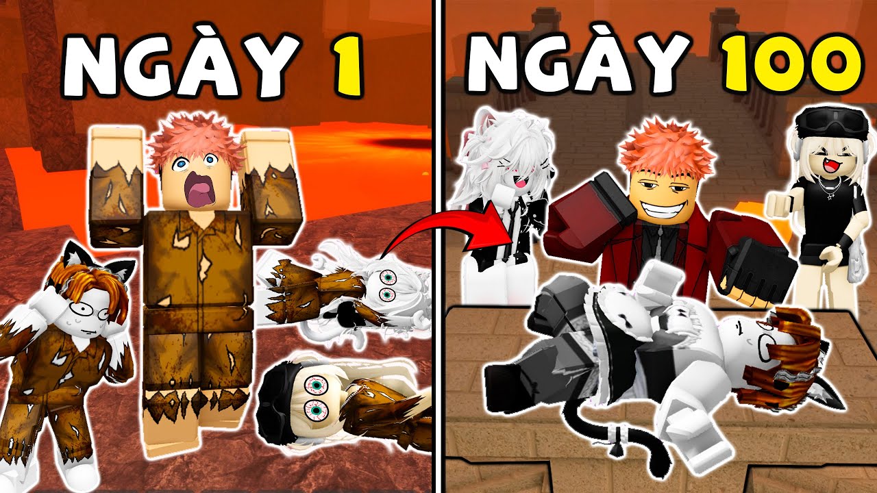 100 ngày HIẾN TẾ @Baconmeoo cho NÚI LỬA trong UPDATE NÚI LỬA MỚI 99 NIGHTS IN THE FOREST
