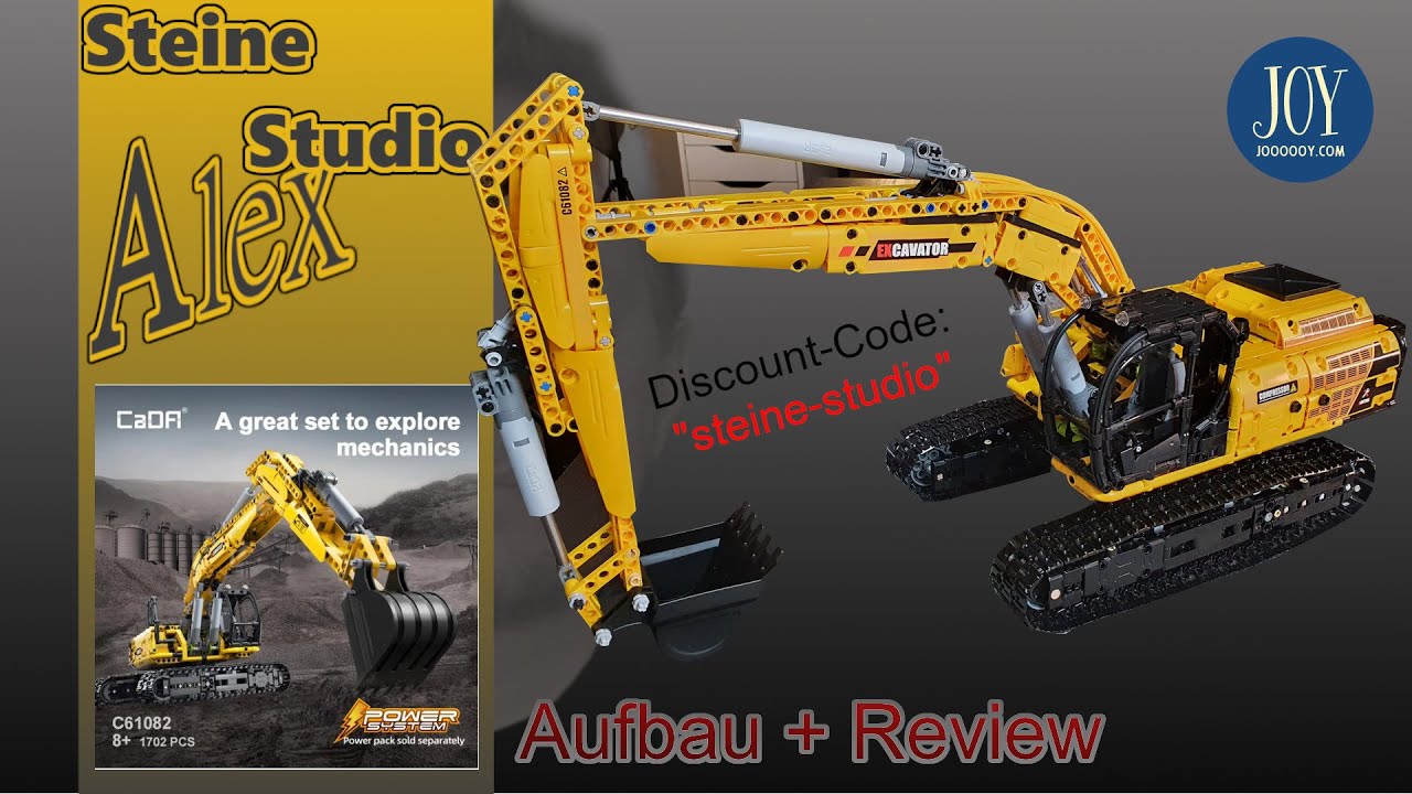 CaDa C61082 Excavator. Tolles Modell mit kleinen schwächen!