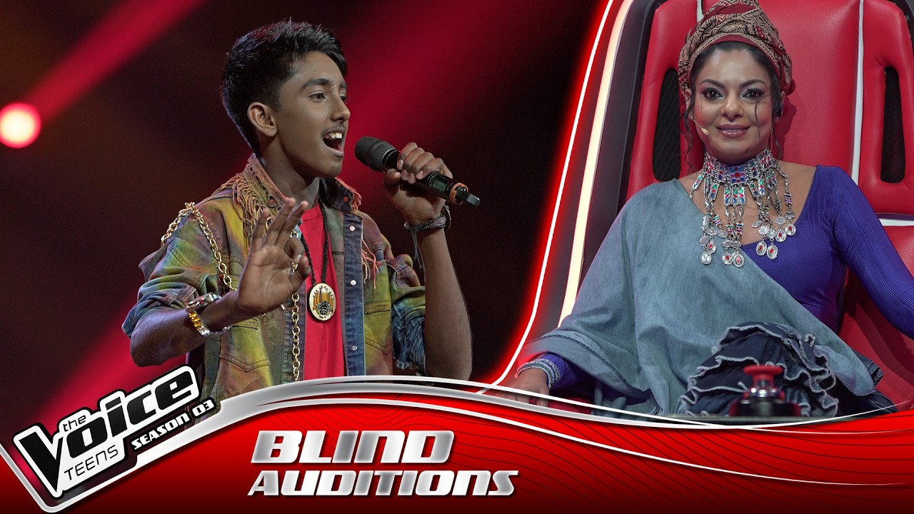 Senumitha Dinulak | Yakku Bolaw (යක්කු බොලව්) | Blind Auditions | The Voice Teens Sri Lanka S3