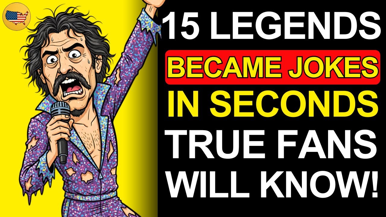15 Rock Legends Who Became Jokes in Seconds!