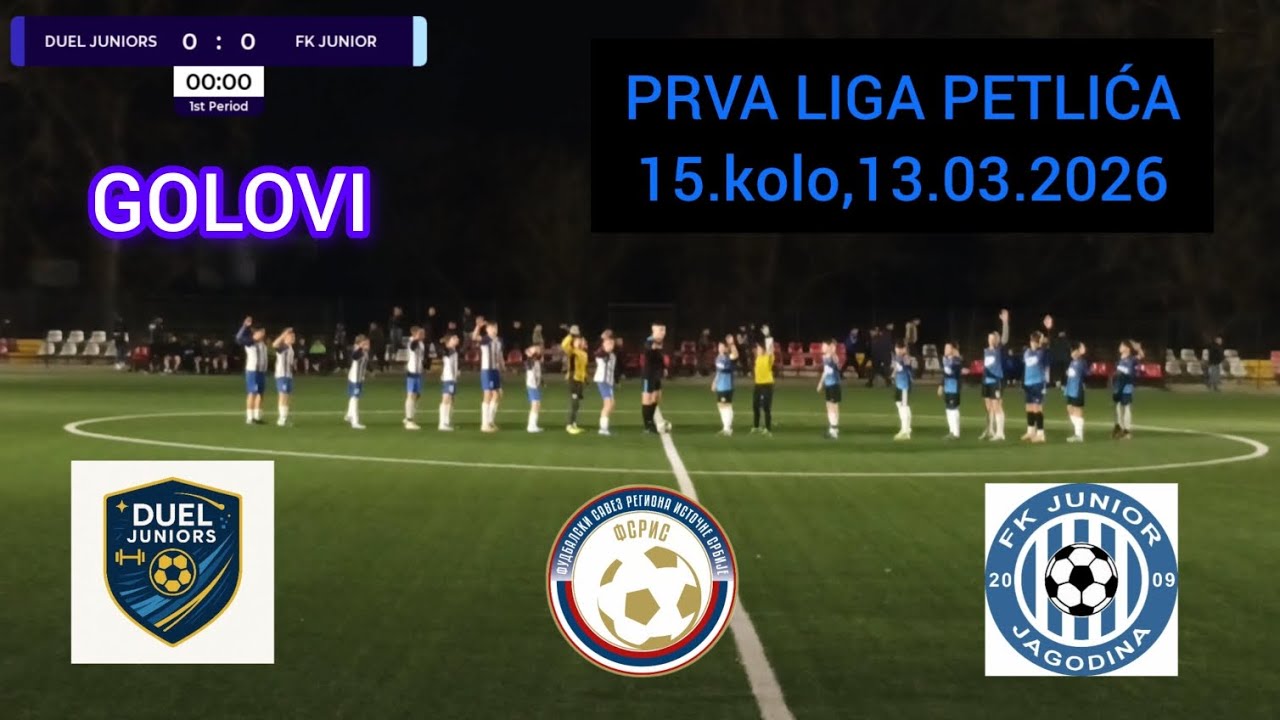 Golovi petlića JUNIORA na utakmici protiv Duela iz Kruševca,13.03.2026.