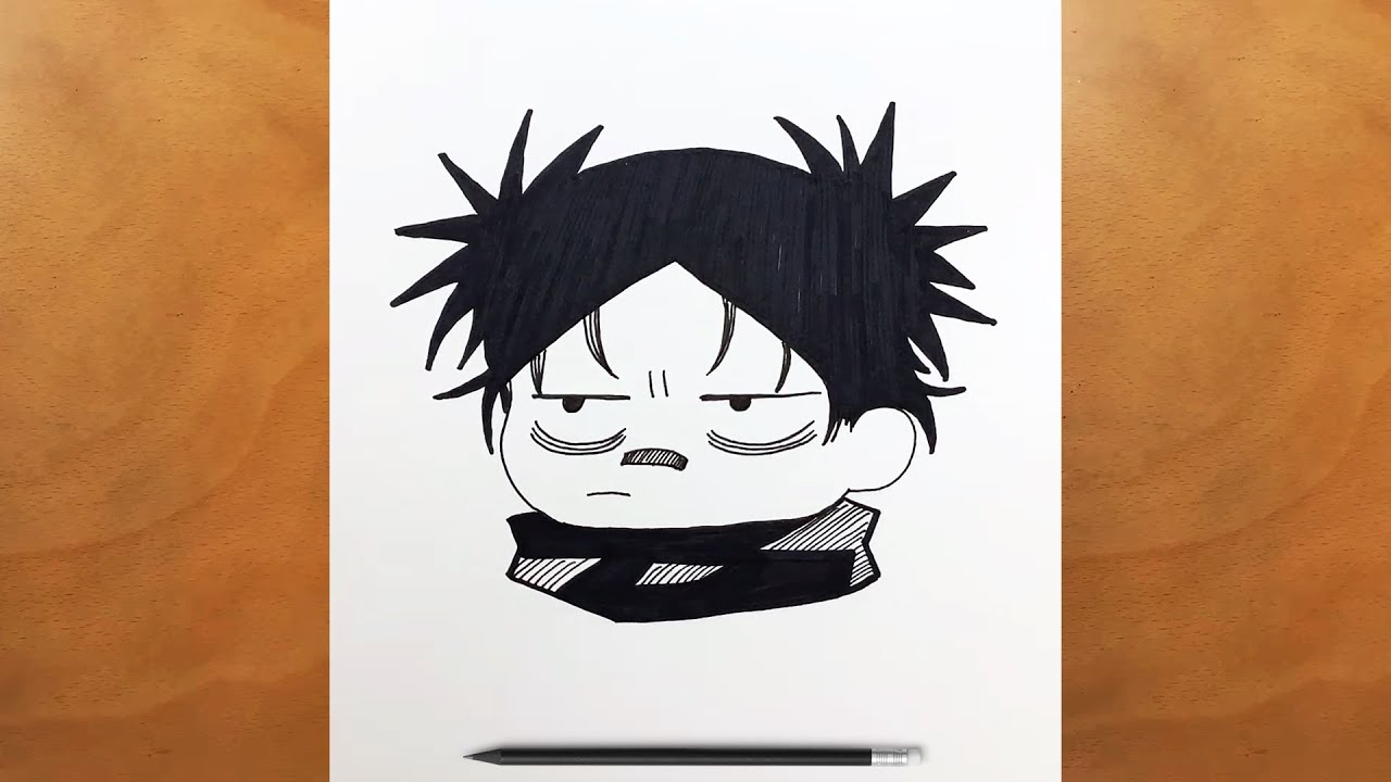How to Draw Chibi Choso from Jujutsu Kaisen Step by Step | Anime Sketch Process