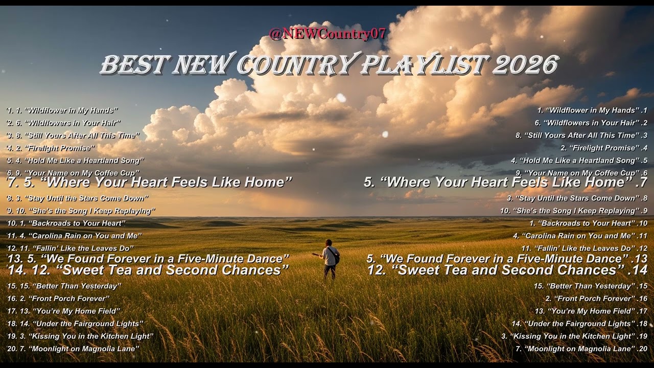 NEW COUNTRY PLAYLIST 2026 //countrymusic countryvibes acousticcountry