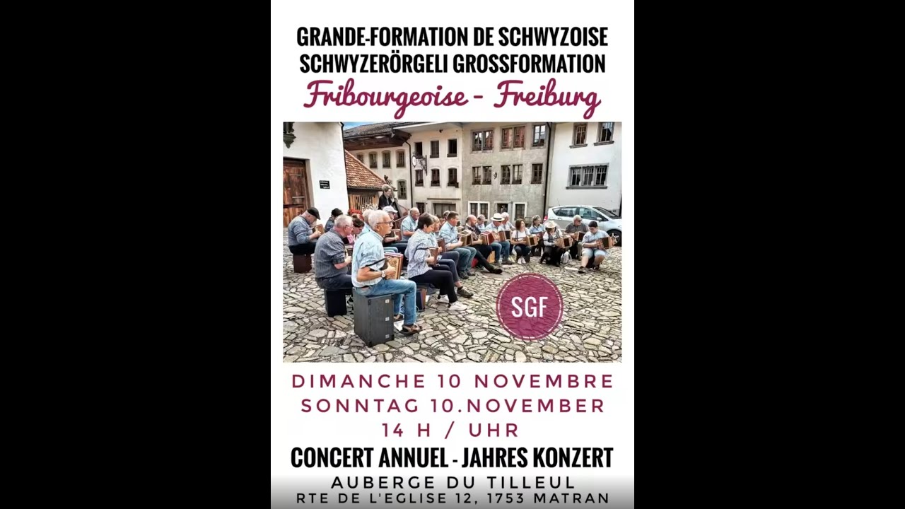 SGF Schwyzerörgeli / Schwyzoise Erstes Jahres Konzert / 1  Concert annuelle