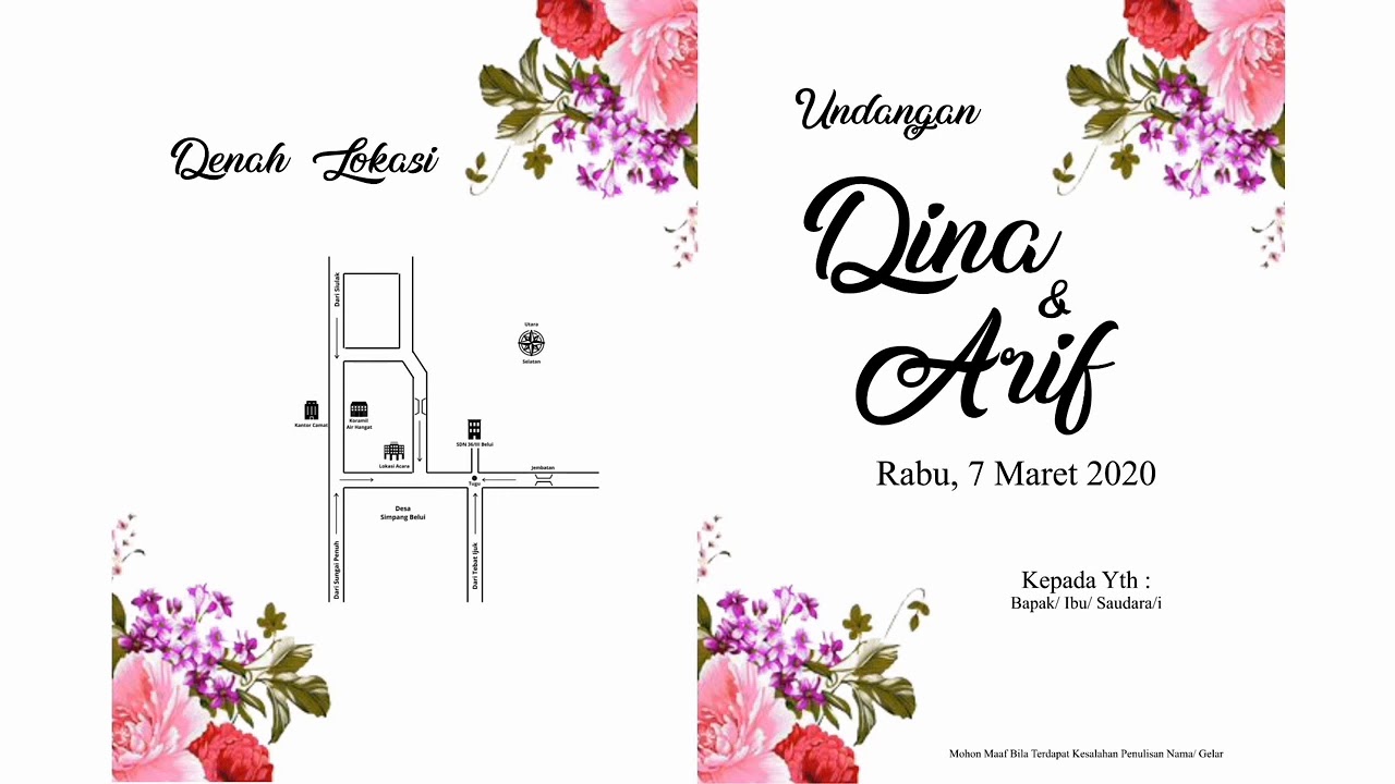 cara membuat desain undangan dengan corel draw