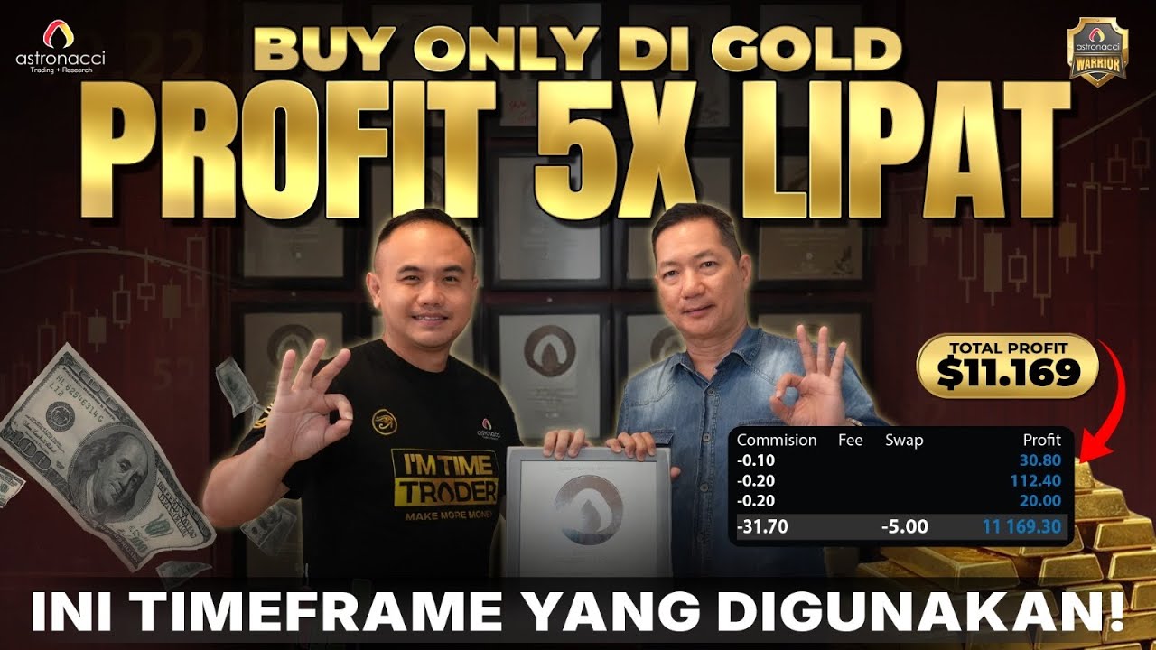 NEKAT BUY ONLY DI GOLD, Hasilnya Gila!! Ini Cara Tradingnya biar gak rungkad