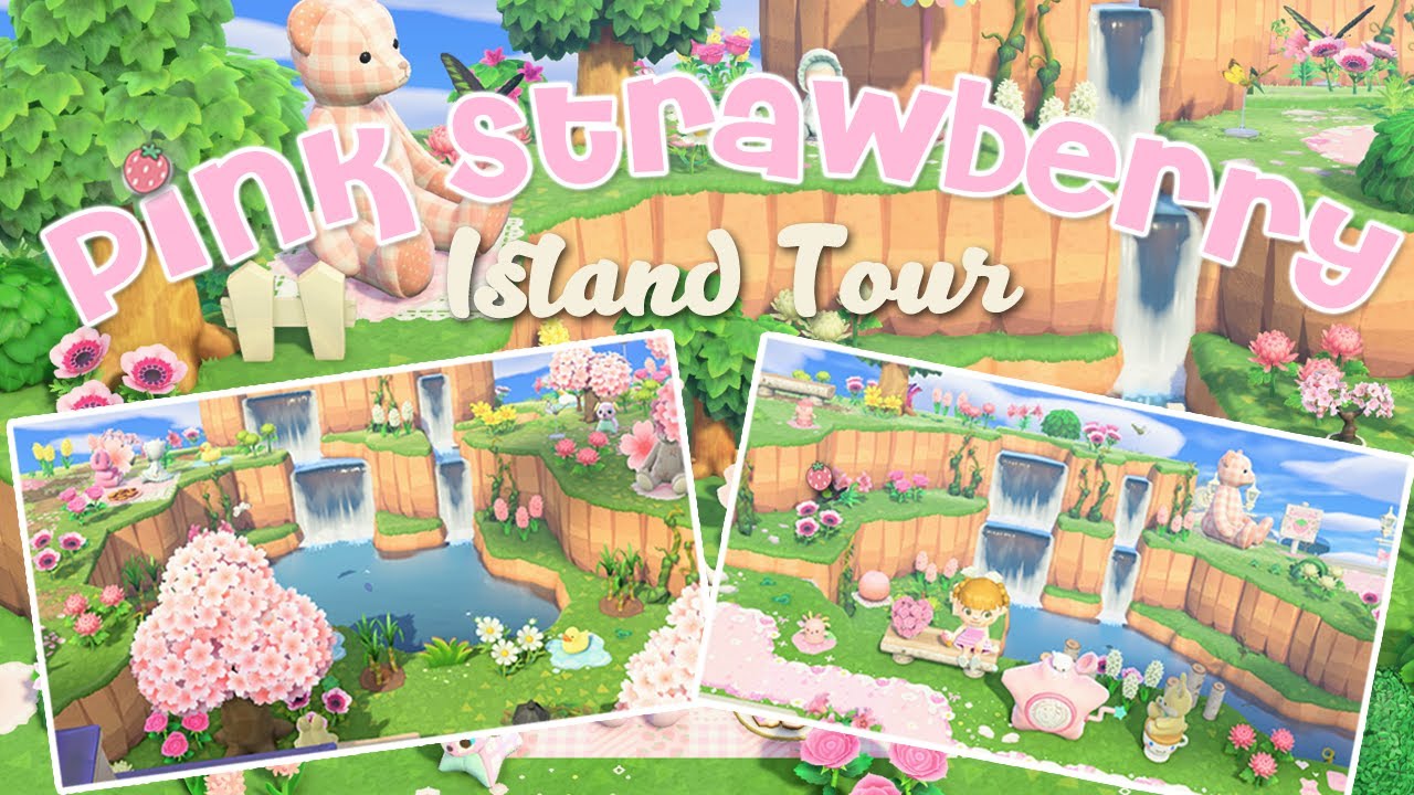 This Pink Strawberry Island is INSANELY Cute | Animal Crossing