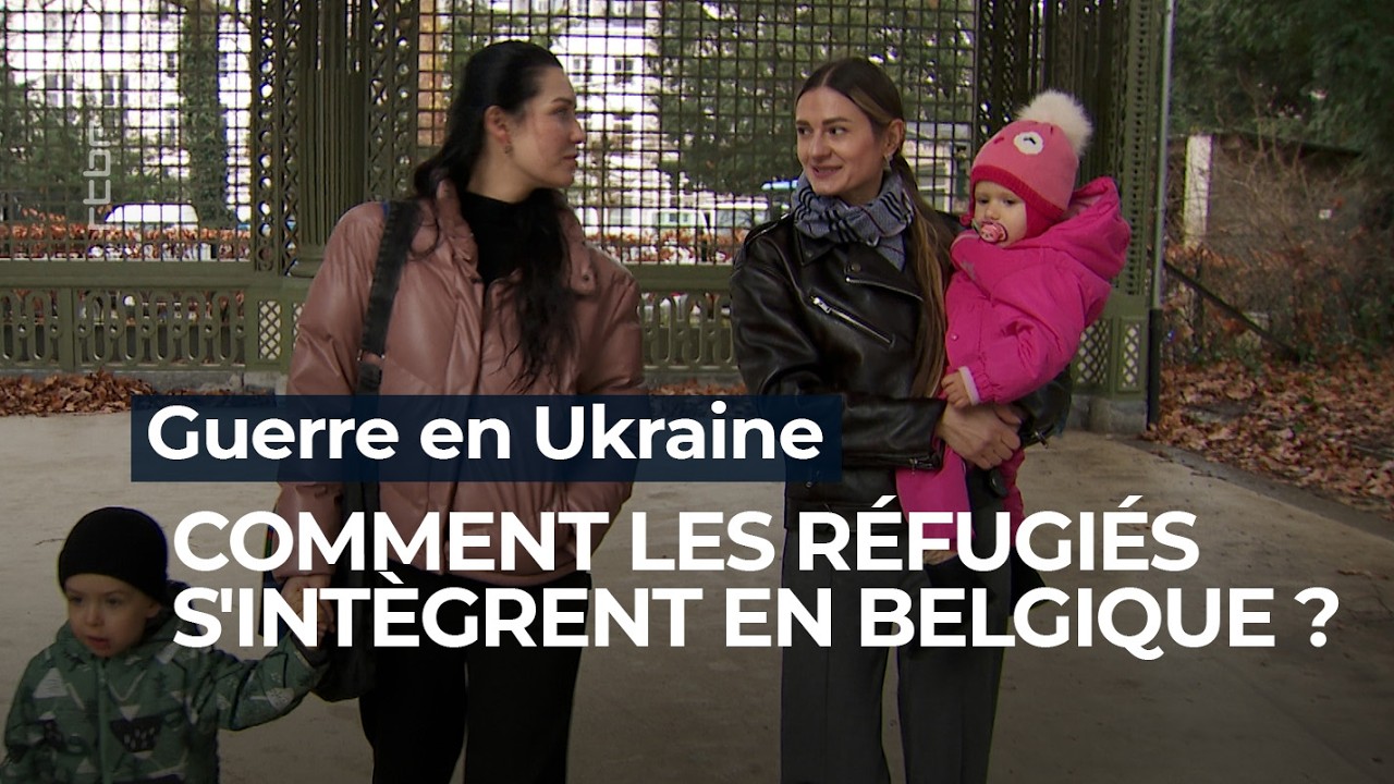 Guerre en Ukraine : Comment les réfugiés s'ntègrent en Belgique ? - RTBF Info