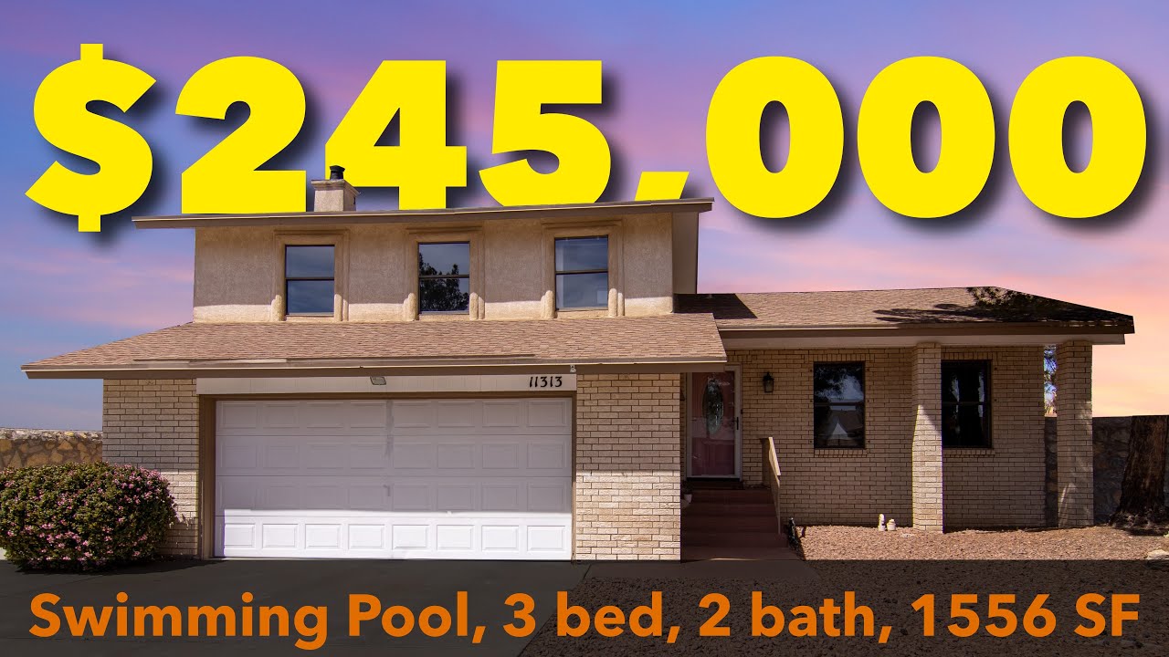 Affordable East Side El Paso Home WITH a Swimming Pool | $245,000