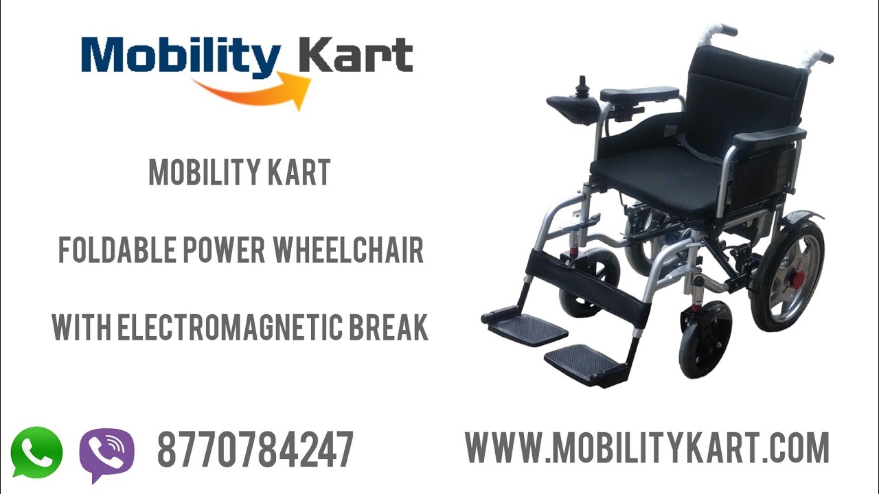 Evox Power Wheelchair with Electromagnetic Brake WC 102ME @mobilitykartindia