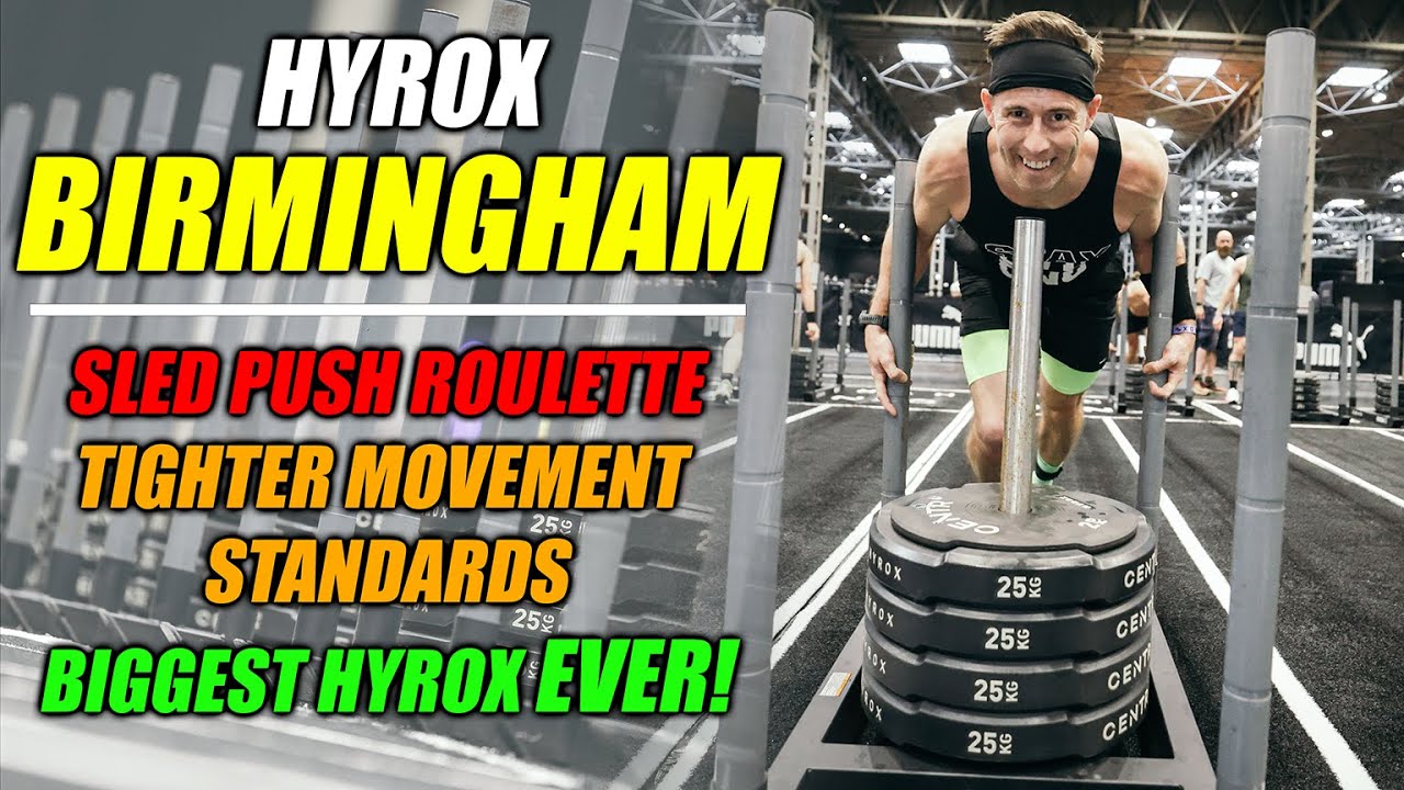 HYROX Birmingham | САМЫЙ БОЛЬШОЙ HYROX В ИСТОРИИ👍Рулетка Sled PUSH 👎