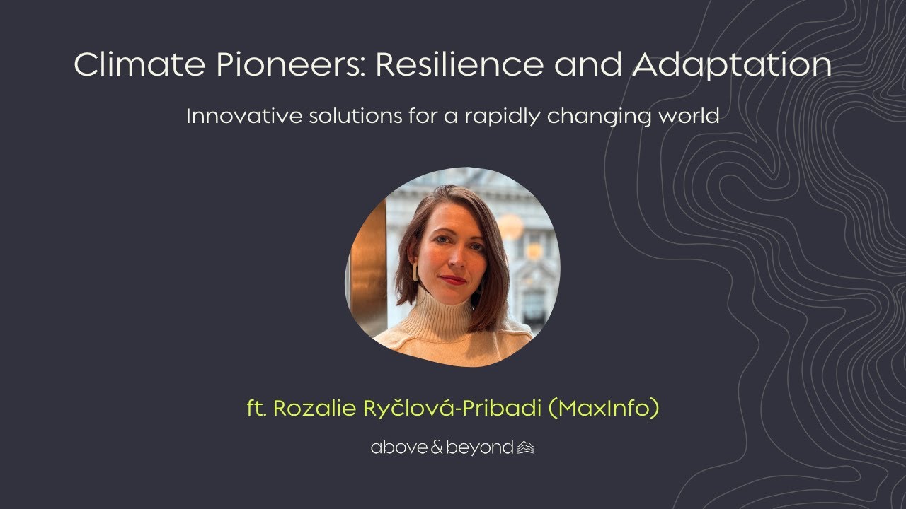 Protecting People and Assets from Natural Disasters ft. Roz&aacute;lie Ryčlov&aacute;-Pribadi (MaxInfo)