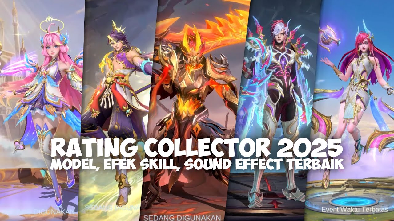 8 REVIEW SEMUA SKIN COLLECTOR 2025 RATING TERBAIK & TERBURUK - MOBILE LEGENDS