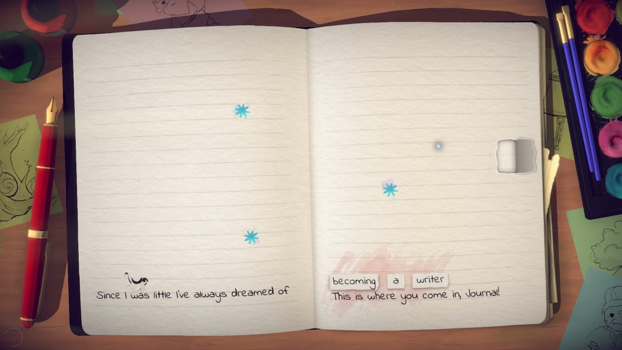 Lost Words: Beyond the Page - Walkthrough 1 - Diary 1