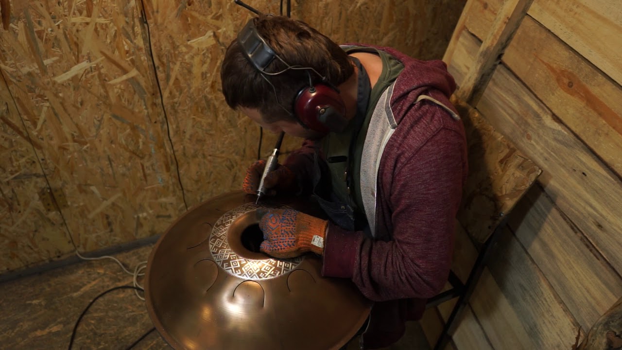 How I make GUDA drum, part two. How to make big steel tongue drum