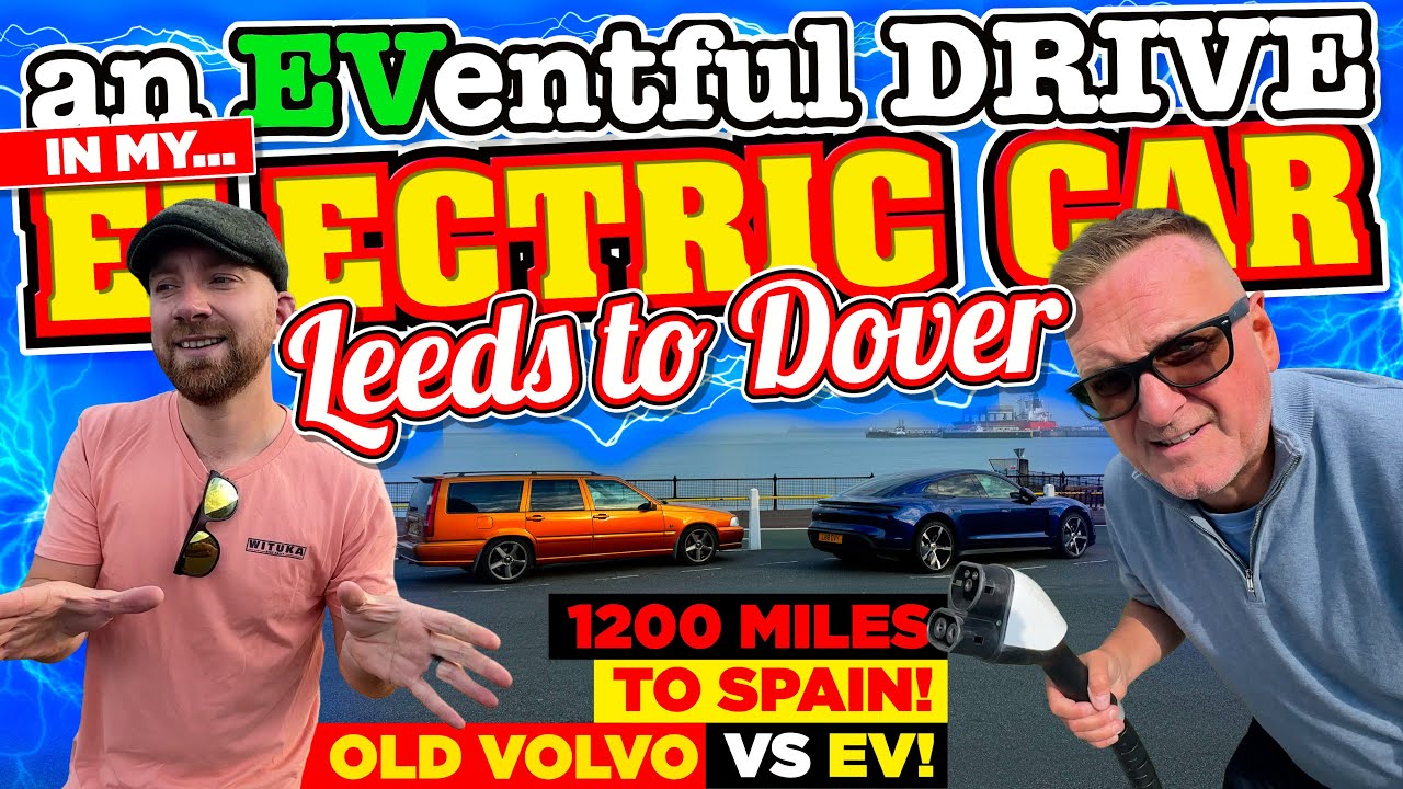 Driving my ELECTRIC CAR from LEEDS to DOVER for an EVentful DRIVE to SPAIN!
