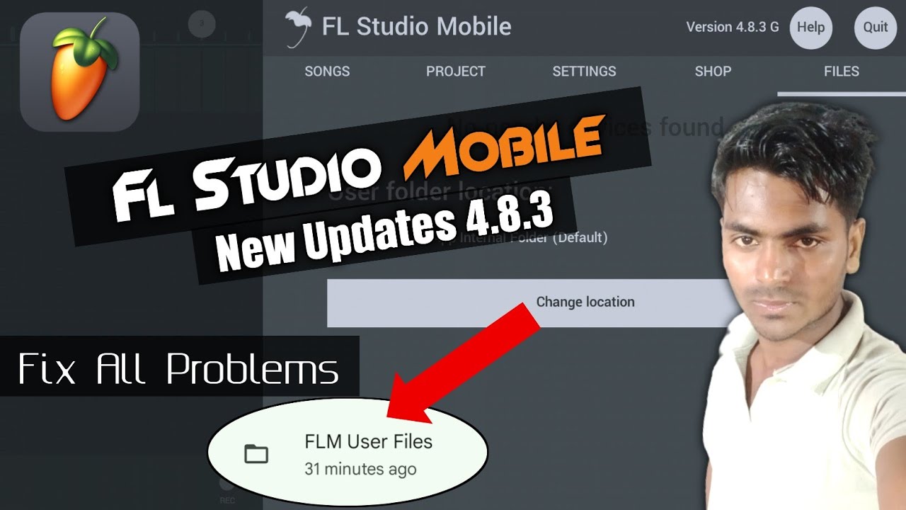 Fl Studio Mobile New Updates 4.8.3 | Fix All Problem solve Fl Studio Mobile | FLM Uses Files
