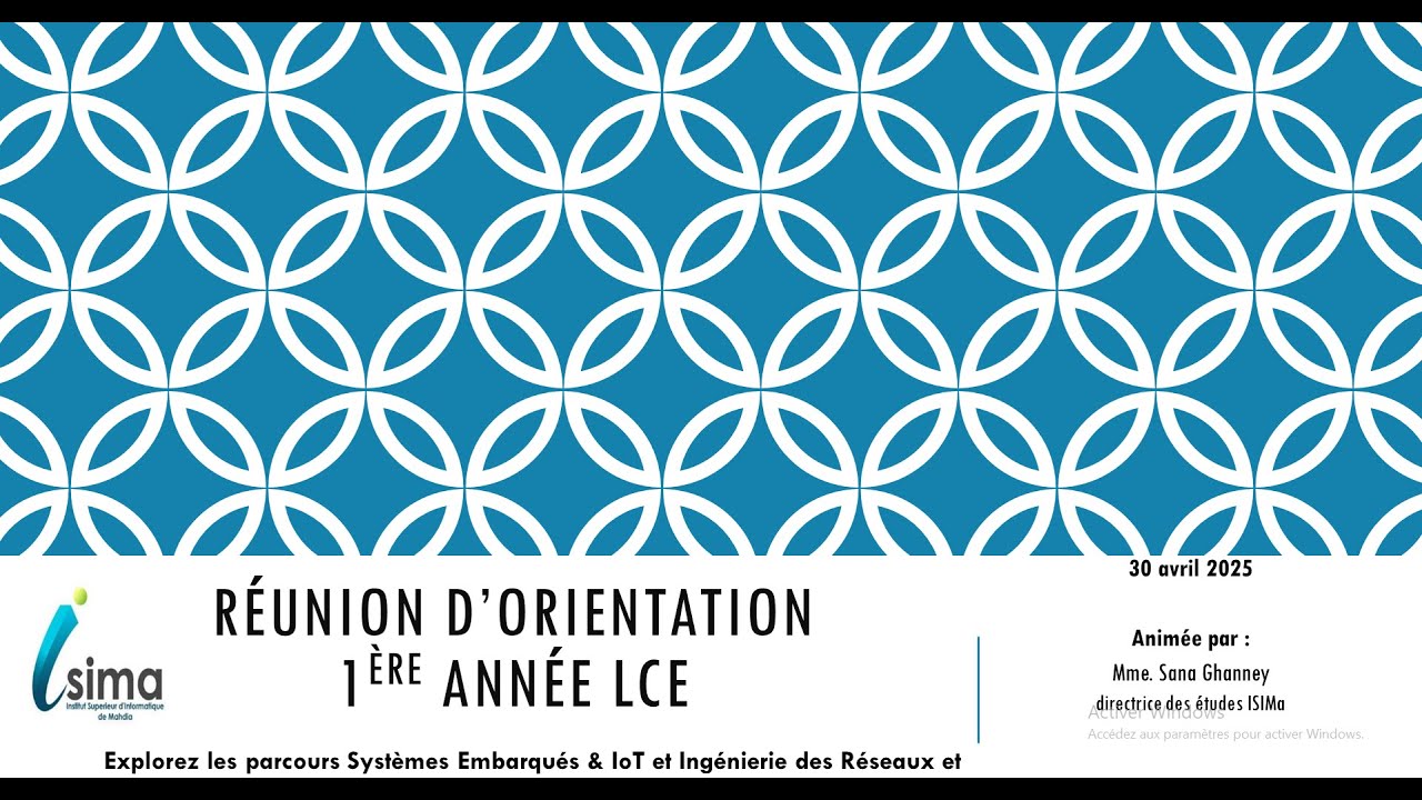 Orientation interne 1ère année LCE