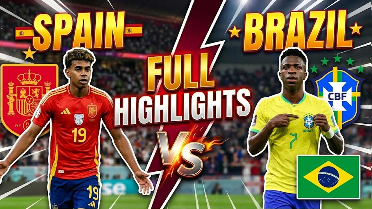 🔥 Highlights | Spain vs Brazil | One of the Biggest Upsets Ever, Underdogs Shock the Giants