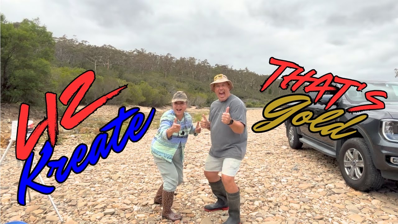 GOLD Prospecting at Oallen Ford with LIZ KREATE