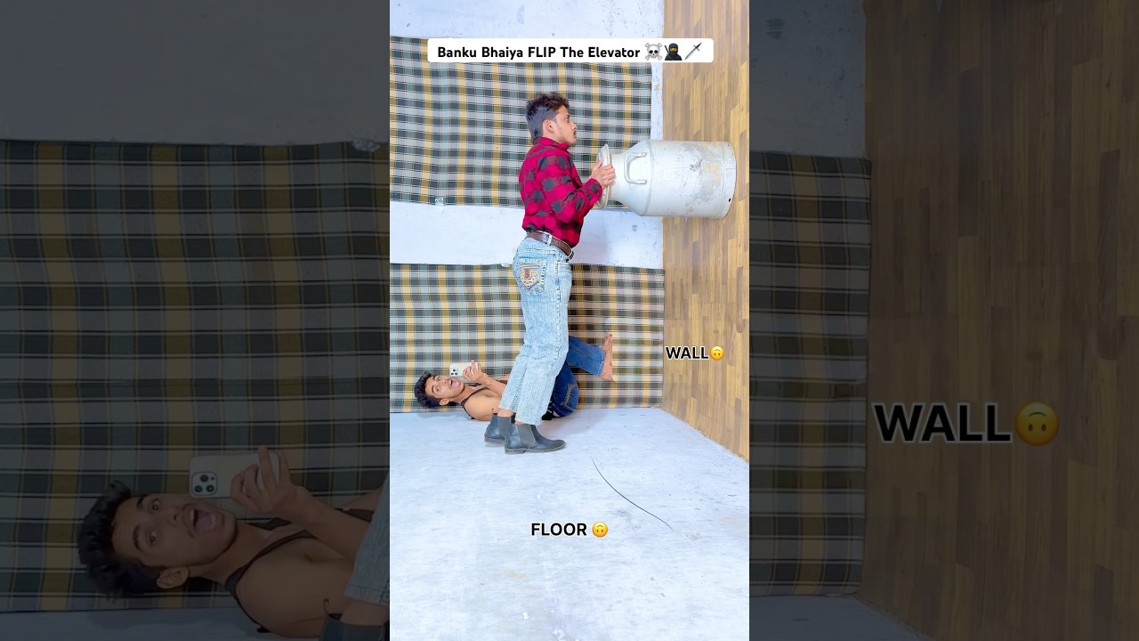 Banku Bhaiya FLIP The Elevator ☠️🥷🗡️ 