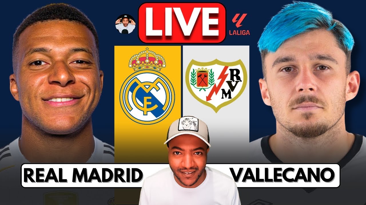 🔴 REAL MADRID vs RAYO VALLECANO WATCH ALONG | Full Match Reaction | LALIGA 25/26